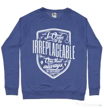 Bluza ADLER barbat Irreplaceable Albastru melanj