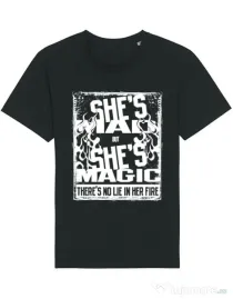 Tricou STANLEY STELLA barbat Mad but magic Negru