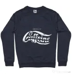 Bluza ADLER barbat Powered by caffeine Denim inchis