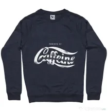 Bluza ADLER barbat Powered by caffeine Denim inchis