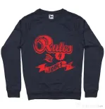 Bluza ADLER barbat Rules are for fools Denim inchis