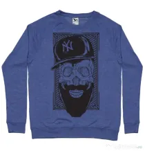 Bluza ADLER barbat Swag Albastru melanj