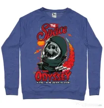 Bluza ADLER barbat The space odyssey Albastru melanj