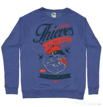 Bluza ADLER barbat Thieves in the Night Albastru melanj