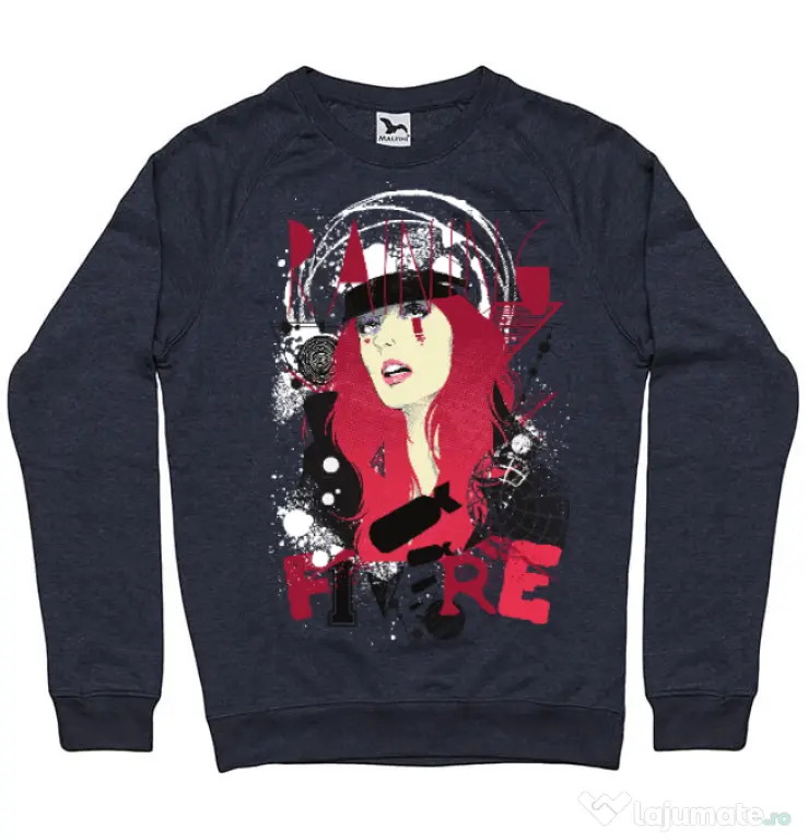 Bluza ADLER barbat Raining fire Denim inchis