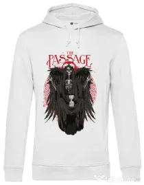 Hoodie barbat cu gluga The passage Alb