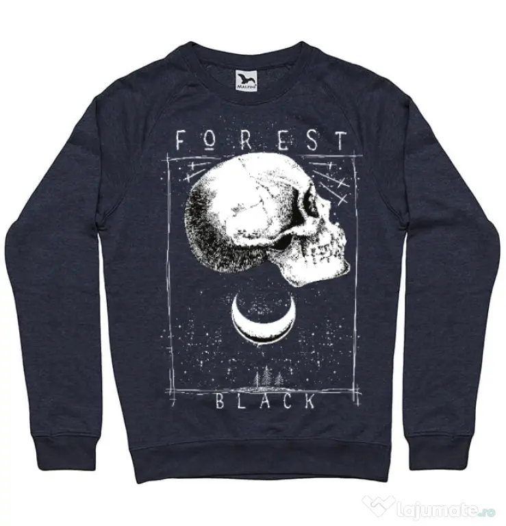 Bluza ADLER barbat Forest Black Denim inchis