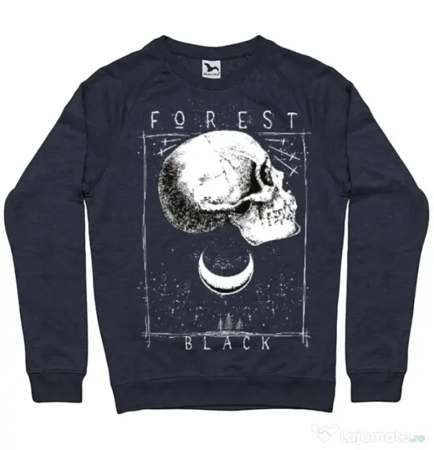Bluza ADLER barbat Forest Black Denim inchis