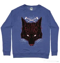 Bluza ADLER barbat We are freaks Albastru melanj