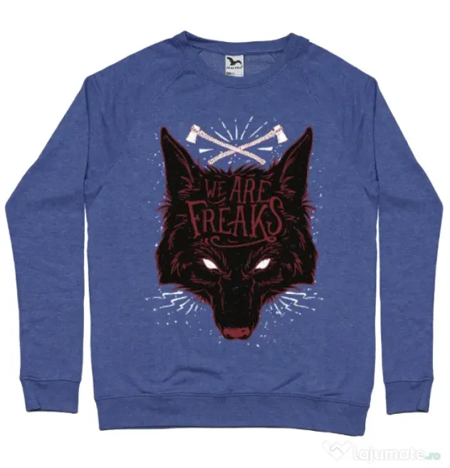 Bluza ADLER barbat We are freaks Albastru melanj