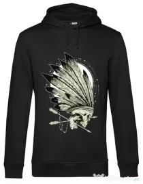 Hoodie barbat cu gluga Conquerors Negru
