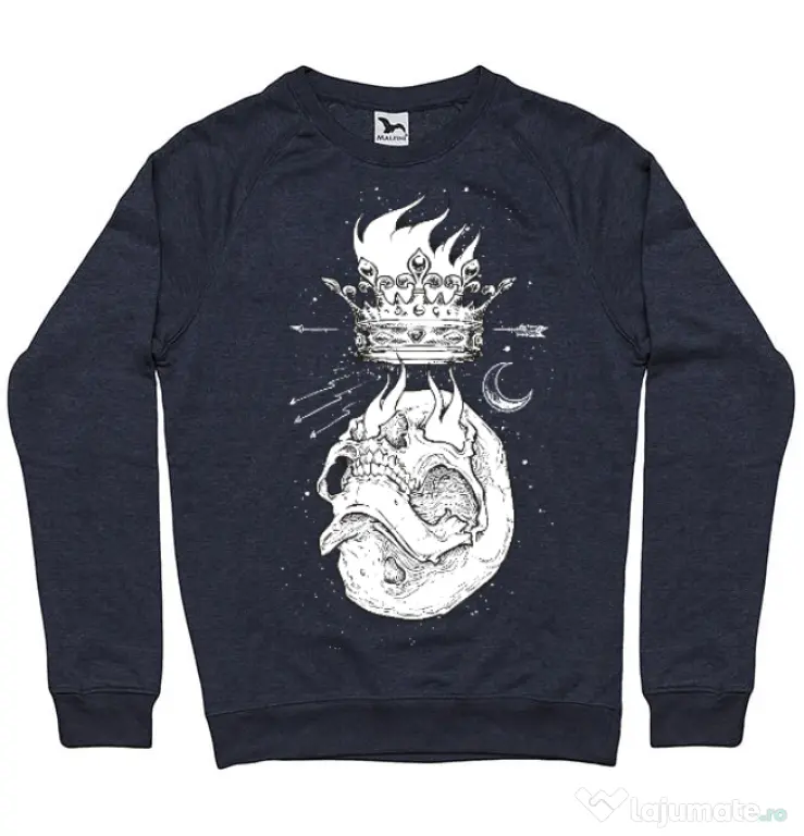 Bluza ADLER barbat Flames Denim inchis