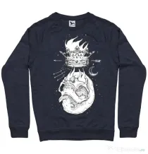 Bluza ADLER barbat Flames Denim inchis