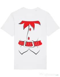 Tricou STANLEY STELLA barbat Santa helper Alb