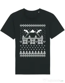 Tricou STANLEY STELLA barbat Ski time Negru
