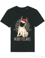 Tricou STANLEY STELLA barbat Merry pugmas Negru