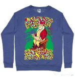 Bluza ADLER barbat Naughty Santa Albastru melanj