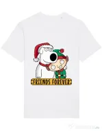 Tricou STANLEY STELLA barbat Friends forever Alb