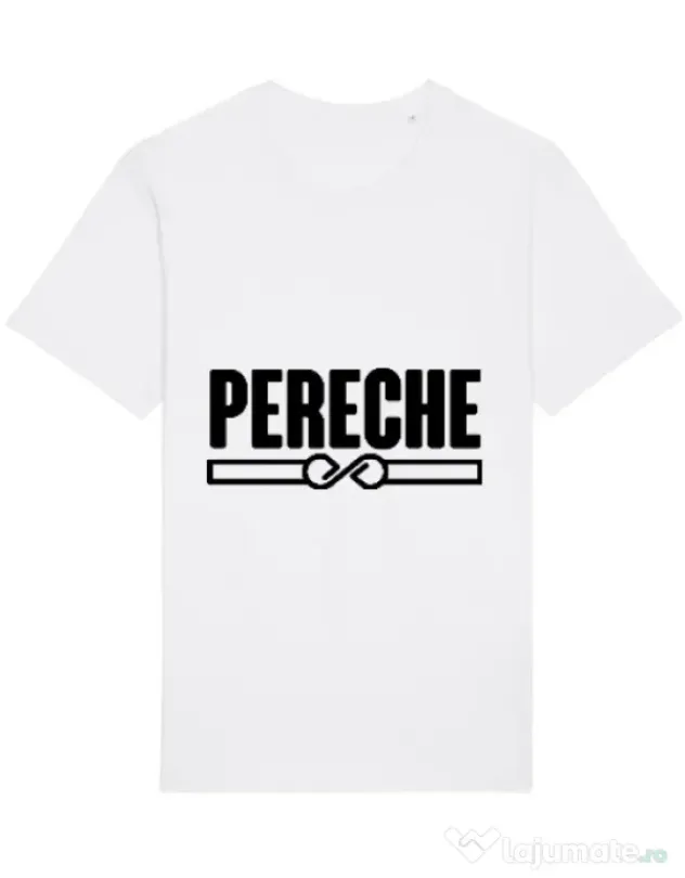 Tricou STANLEY STELLA barbat Pereche Alb