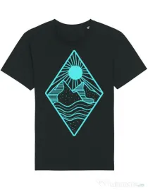 Tricou STANLEY STELLA barbat Mountain Negru