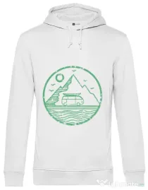 Hoodie barbat cu gluga Van Alb