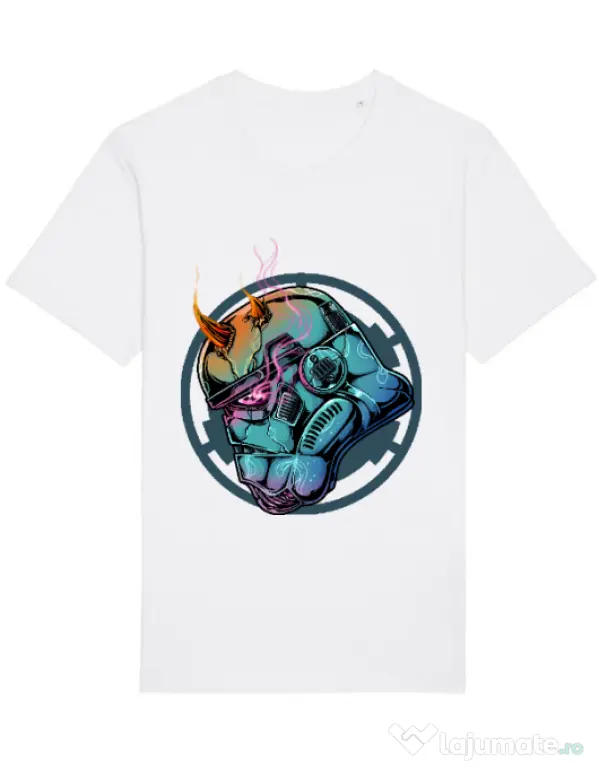 Tricou STANLEY STELLA barbat Helmet demons Alb