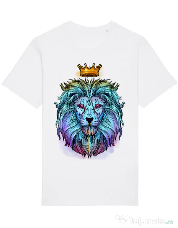 Tricou STANLEY STELLA barbat Lion king Alb