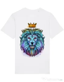Tricou STANLEY STELLA barbat Lion king Alb