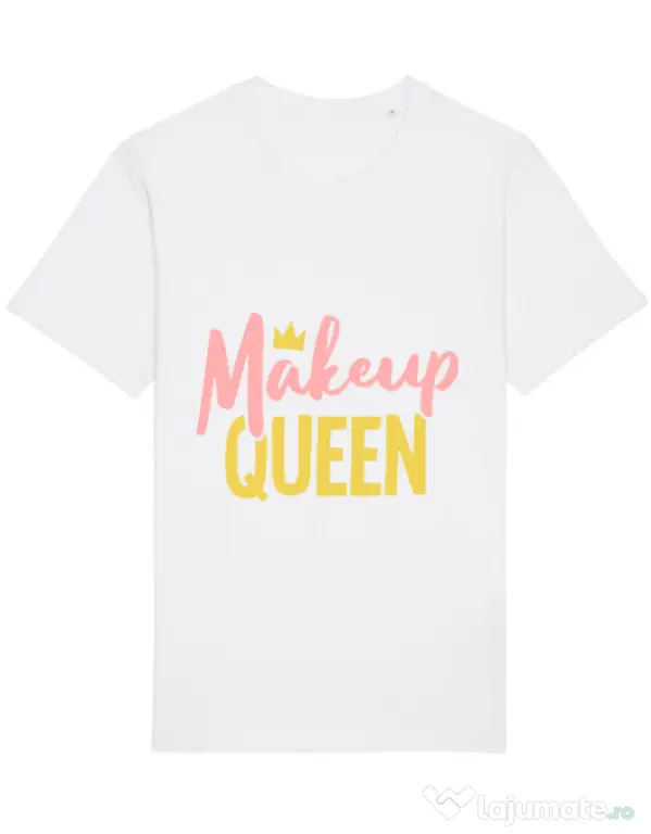 Tricou STANLEY STELLA barbat Makeup queen Alb