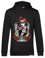 Hoodie barbat cu gluga Lady luck Negru
