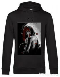 Hoodie barbat cu gluga Solitude Negru