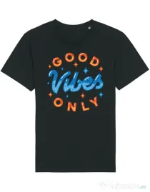 Tricou STANLEY STELLA barbat Good vibes only Negru