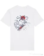 Tricou STANLEY STELLA barbat Relax Skeleton Alb