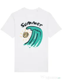 Tricou STANLEY STELLA barbat Summer Beach Alb