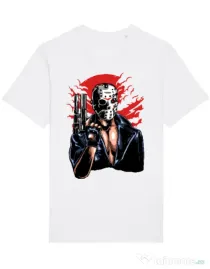 Tricou STANLEY STELLA barbat Jason will be back Alb