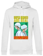 Hoodie barbat cu gluga Real super heroes Alb