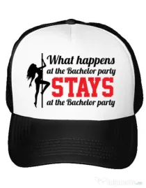 Sapca personalizata Petrecerea burlacilor Bachelor party Alb
