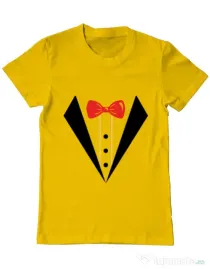 Tricou Mire ADLER Groom suit Galben