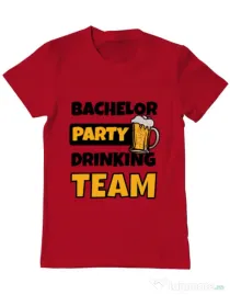 Tricou Petrecerea burlacilor ADLER Bachelor Party Rosu