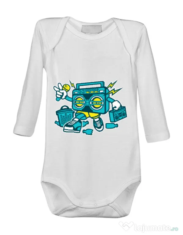 Baby body Boombox Alb