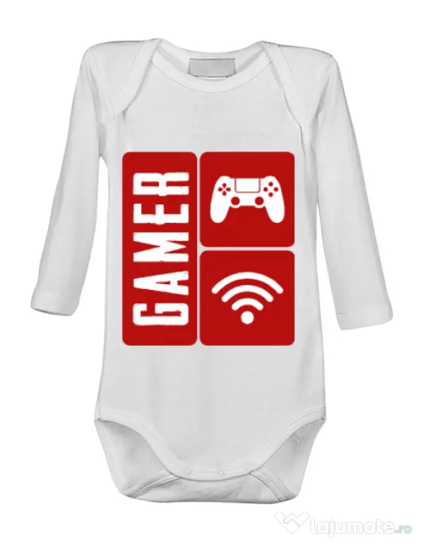Baby body Gamer Alb