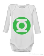 Baby body Green lantern Alb