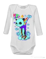 Baby body High panda Alb