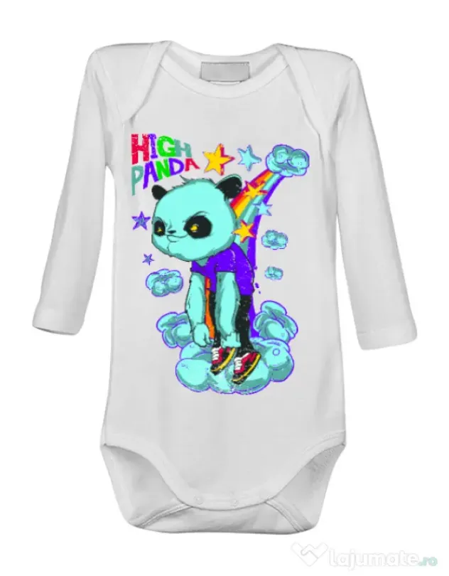 Baby body High panda Alb