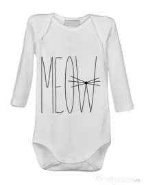 Baby body I am a cat Alb