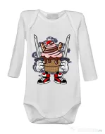 Baby body Ice Cream Ninja Alb