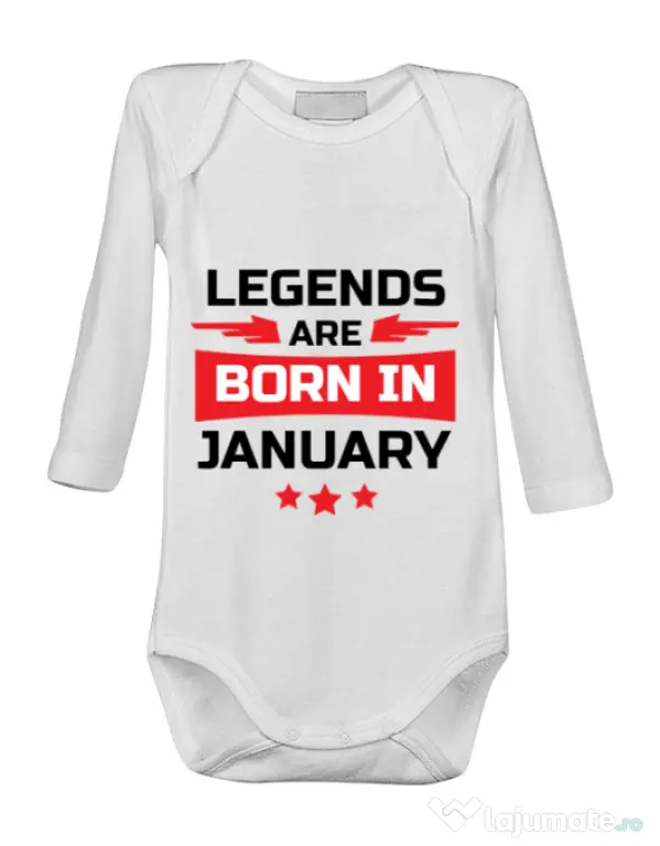 Baby body Legends are born in January Alb
