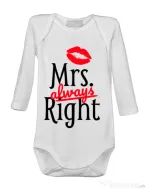 Baby body Mrs always right Alb