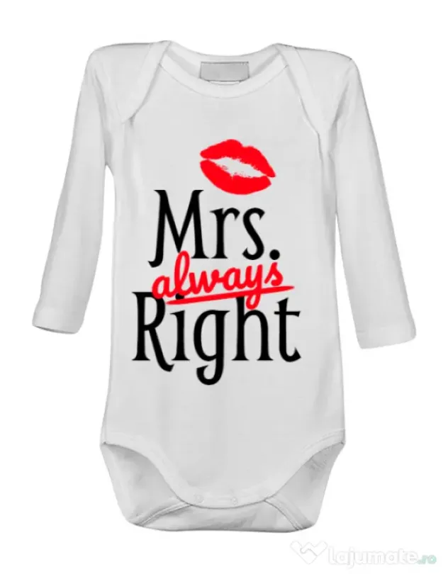 Baby body Mrs always right Alb