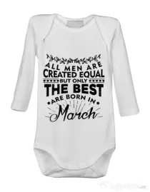 Baby body The best men are born in March Alb